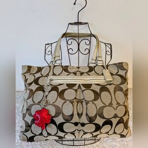 Coach Vintage Signature Canvas Tote Bag